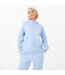 Womens/ladies Classic Logo Hoodie Blue USA Pro-1