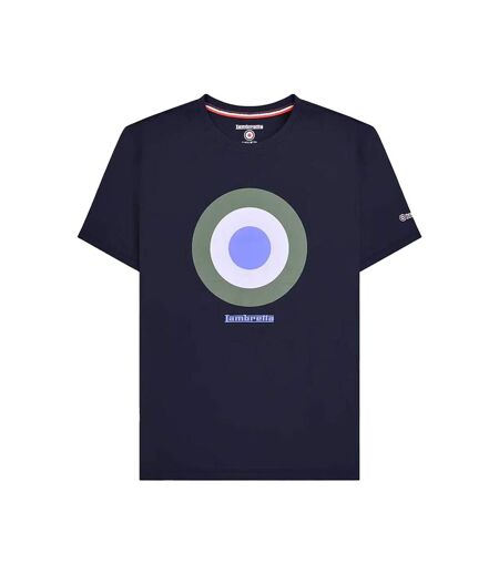 T-shirt Motif/style Cible Homme Bleu Marine Lambretta