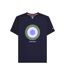 T-shirt Motif/style Cible Homme Bleu Marine Lambretta-1