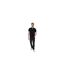 Mens Regular Rolled Short Sleeves Polo Shirt Black Threadbare-1