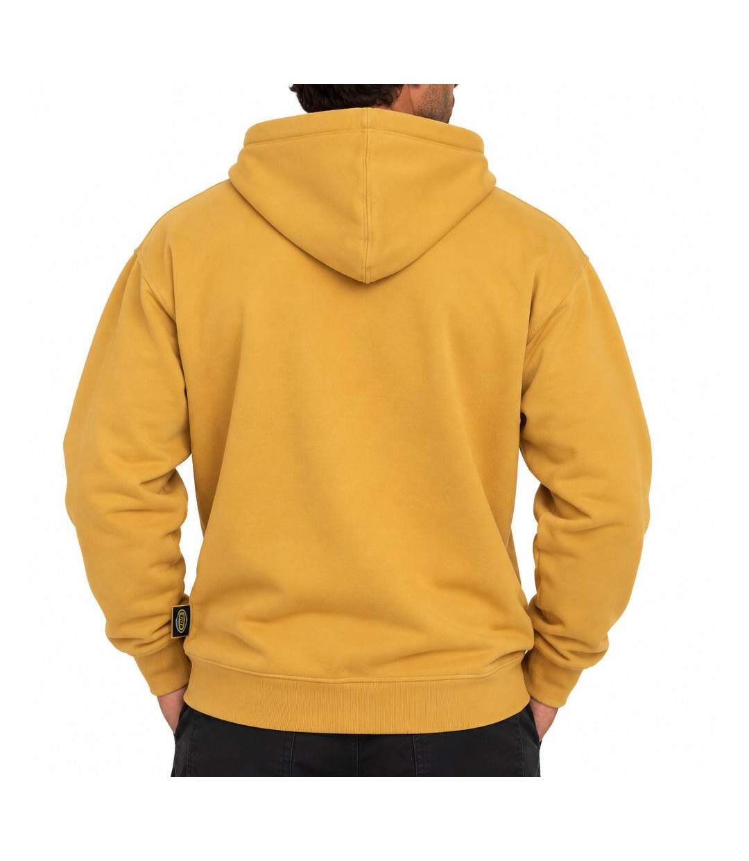 Sweat à capuche jaune homme ddp 1dd-2