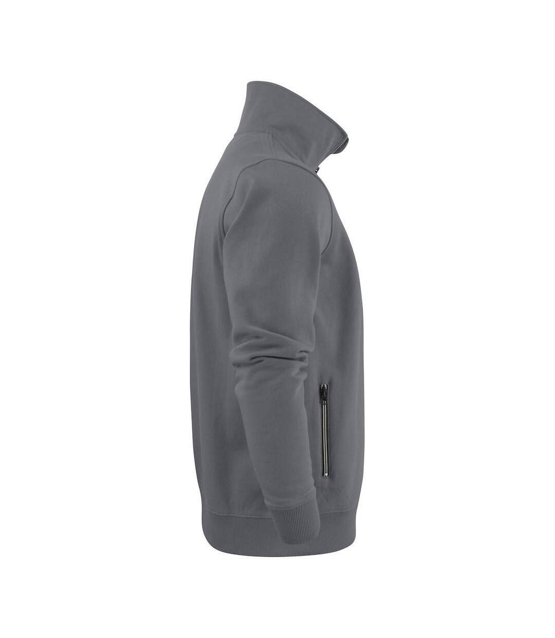 Mens Javelin Rsx Sweat Jacket Steel Grey Printer-3