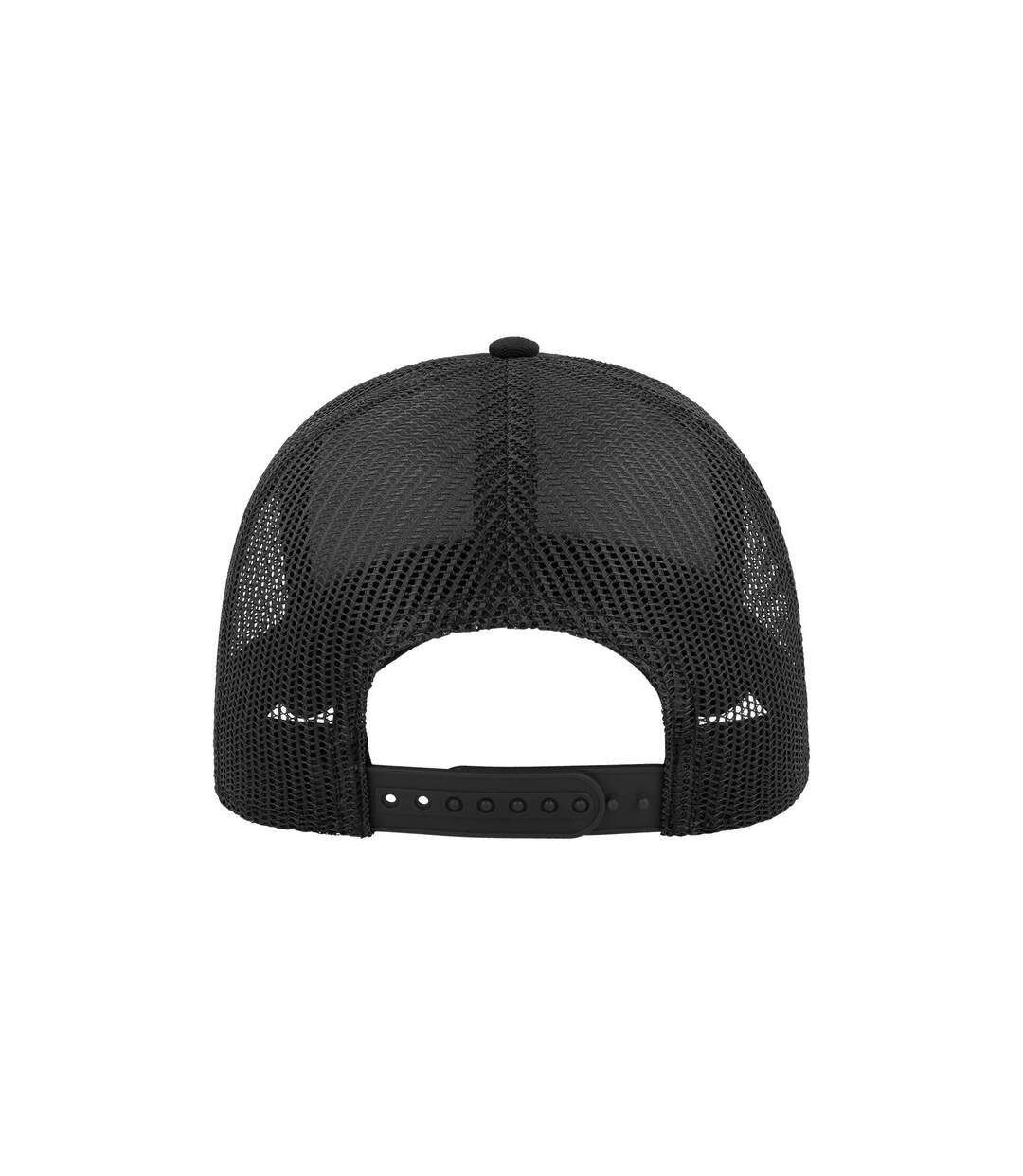 Casquette Style Trucker Rapper Mixte Noir Atlantis-2
