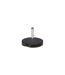 Pied de Parasol Rond en Granite Stathera 50cm Gris-5