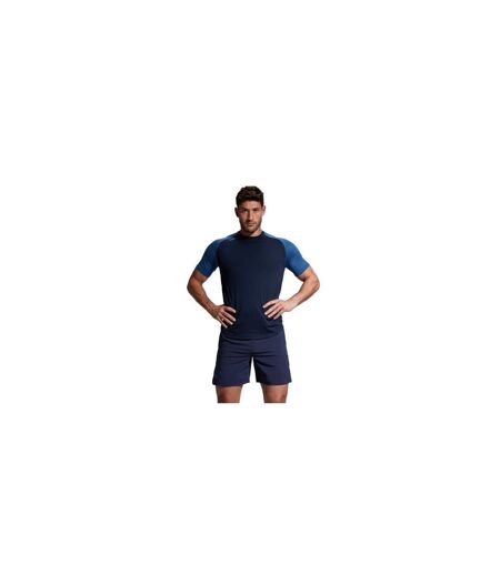 T-shirt Manches Raglan Sport Elt Homme Bleu Marine Chiné Canterbury