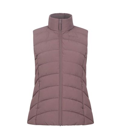 Womens/ladies opal padded gilet taupe Mountain Warehouse