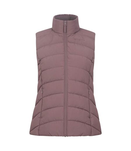 Womens/ladies opal padded gilet taupe Mountain Warehouse