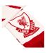 Écharpe Motif/style Liverpool Fc Taille Unique Blanc Rouge Adidas-3
