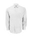 Chemise à manches longues homme blanc Kustom Kit-1