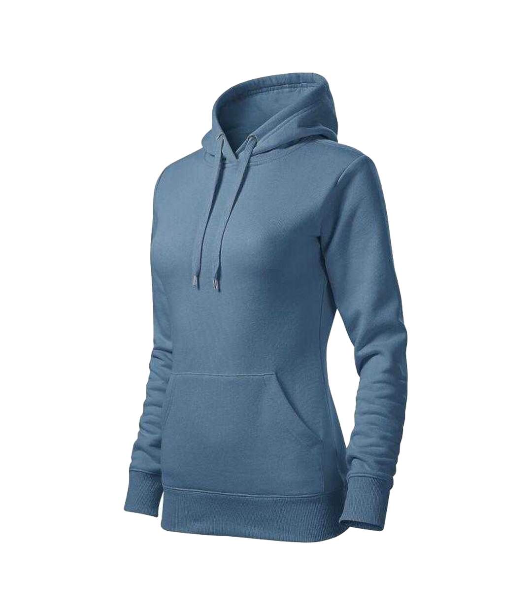 Sweat À Capuche Cape Femme Bleu Clair Malfini-3