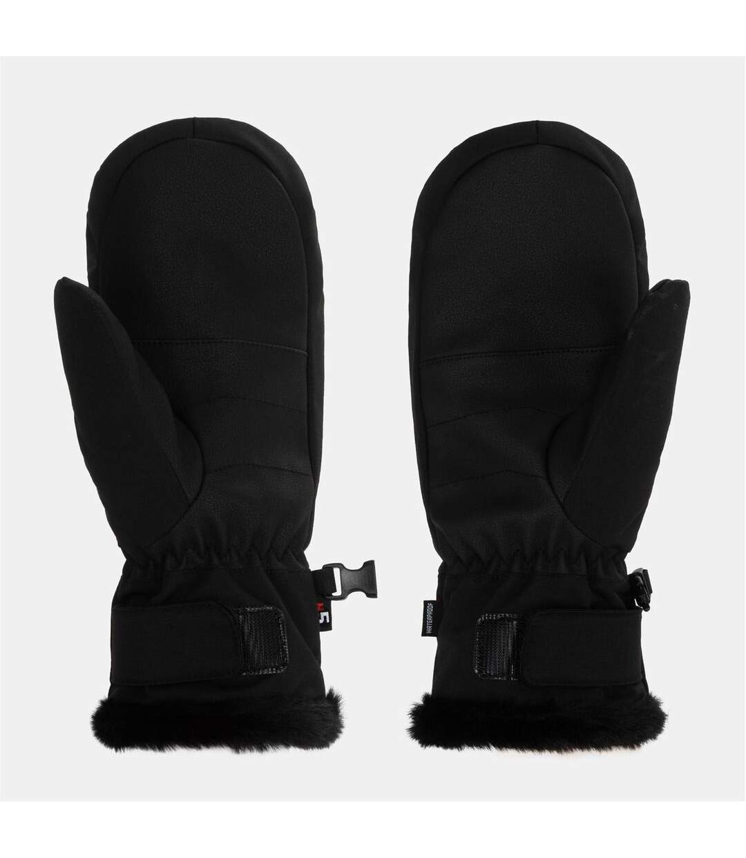 Unisex Adult Meribel Waterproof Skiing Ski Mittens Black Nevica-2