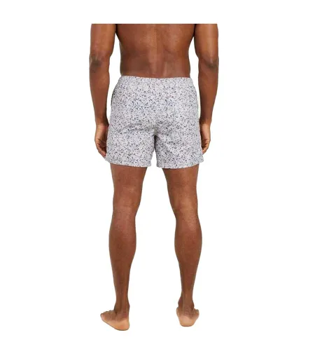 Mens Printed Swim Shorts Grey Print Brave Soul