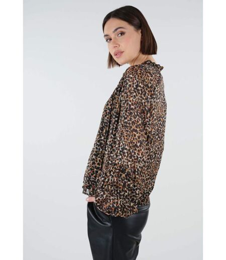 Blouse imprimé animalier MORINE