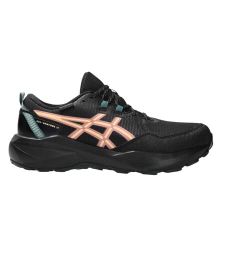 Womens/ladies Gel Venture 11 Trainers Black Pink Asics