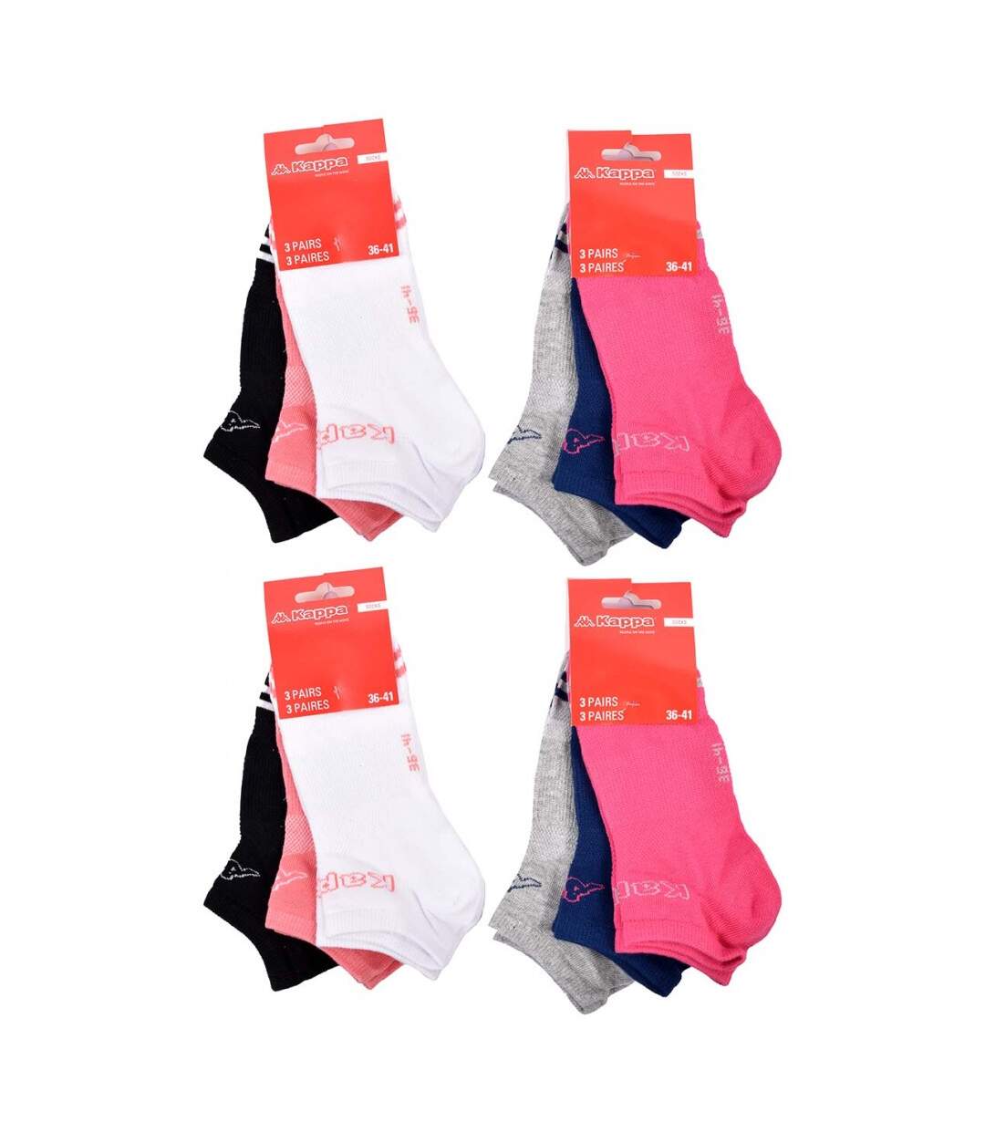 Chaussettes KAPPA SNEAKER - Pack de 12 pcs 6062-4