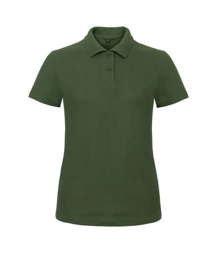 Polo Id.001 Femme Vert Bouteille B&C