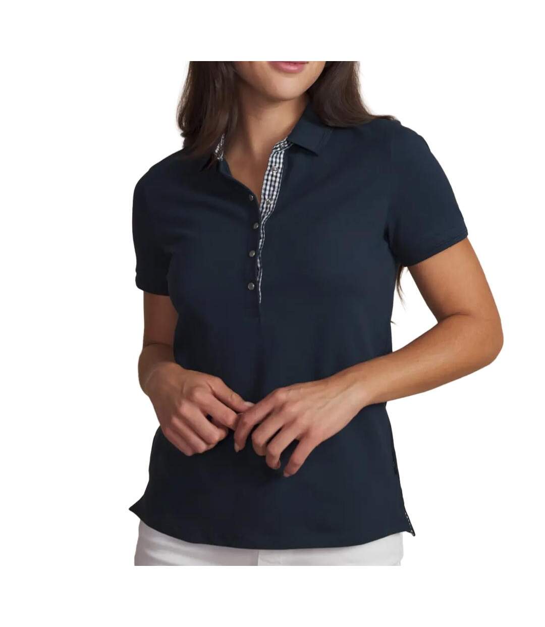 Polo marine femme tbs lizzipol-1