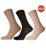 Chaussettes diabétiques homme marron Simply Essentials