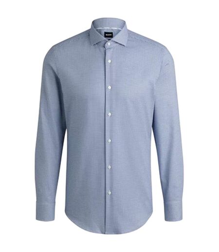 Mens H-hank Shirt Dark Blue Boss