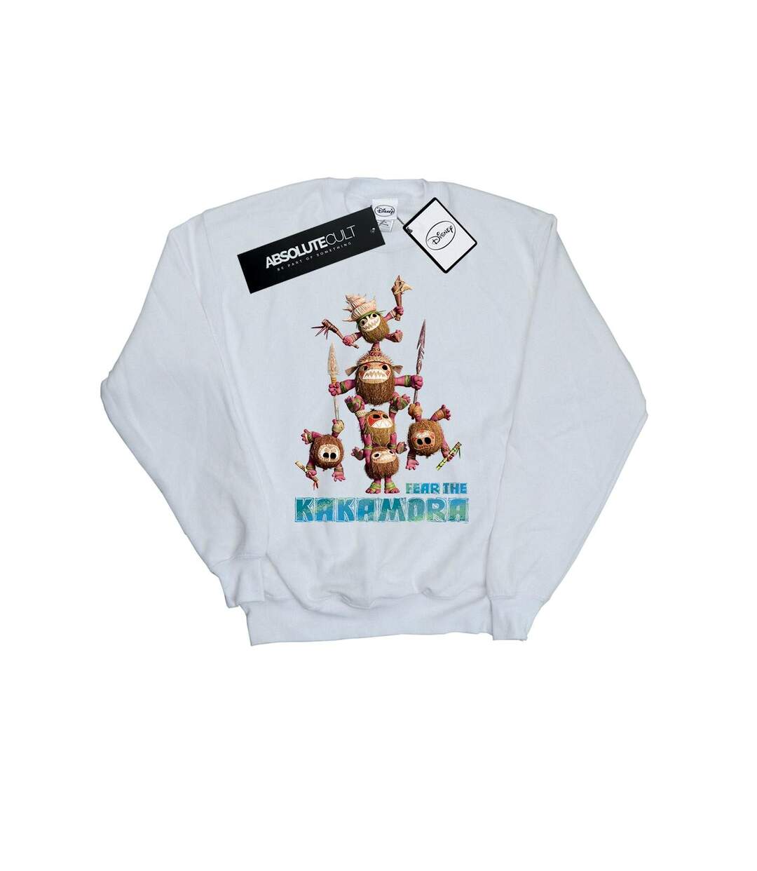 Disney Sweatshirt Moana Fear The Kakamora - Femmes/Dames (Blanc) - UTBI29438-1