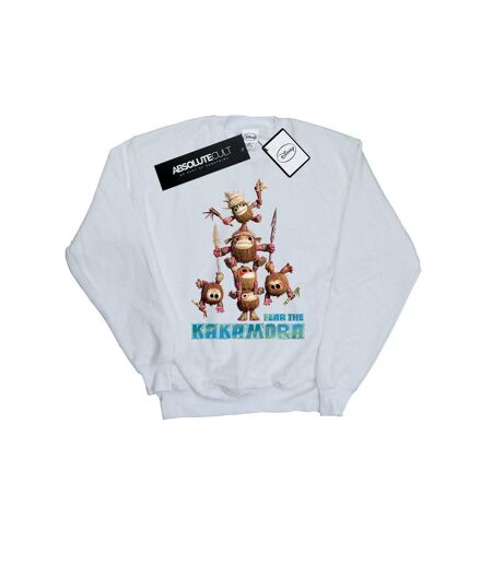 Disney Sweatshirt Moana Fear The Kakamora - Femmes/Dames (Blanc) - UTBI29438
