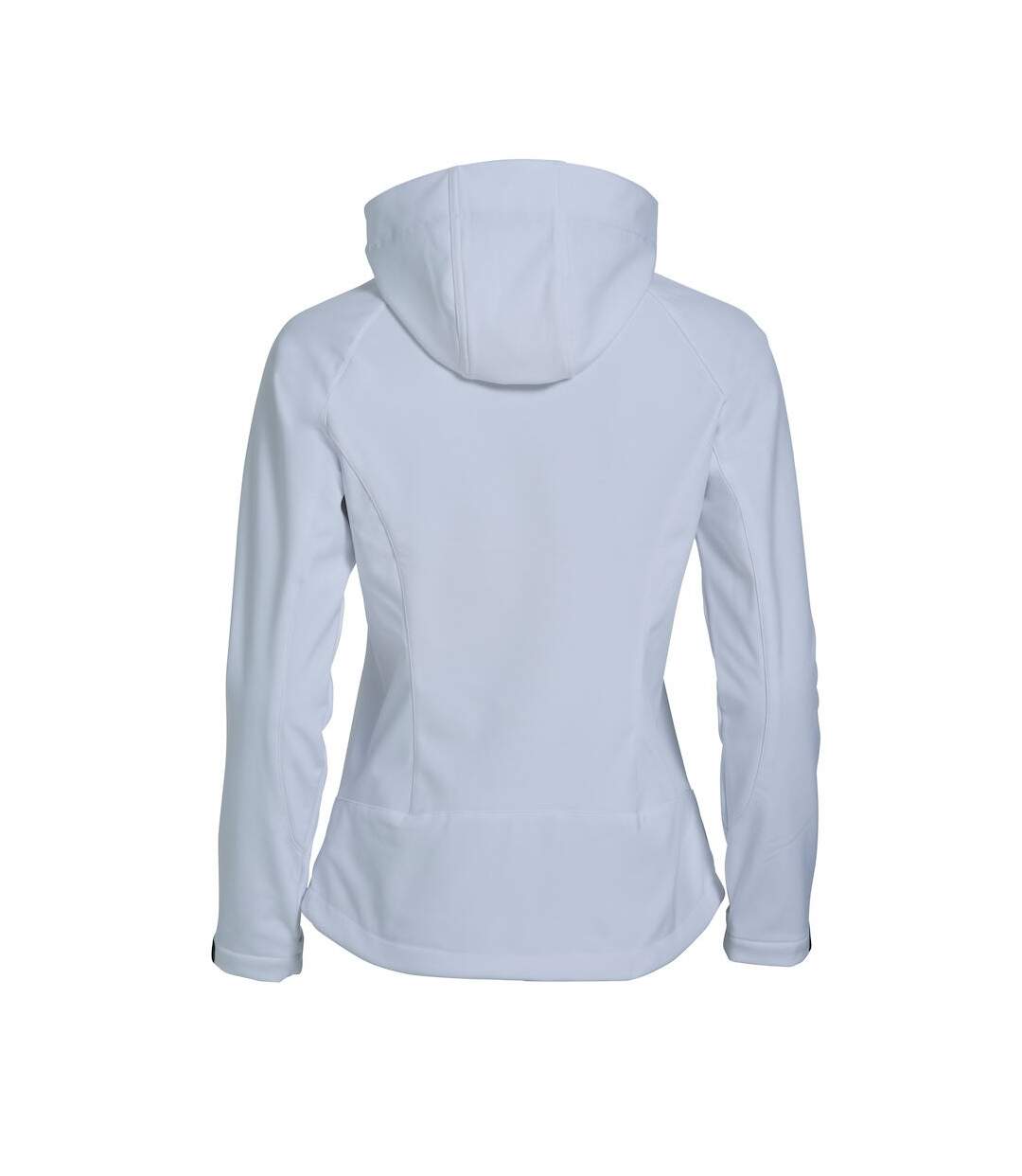 Womens/ladies milford soft shell jacket white Clique-2