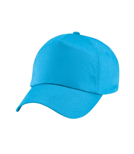 Childrens/kids original 5 panel cap surf blue Beechfield