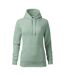 Sweat À Capuche Cape Femme Vert Malfini-1