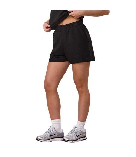 Womens/ladies Victory Shorts Black Gym King