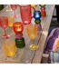 Lot de 6 Verres Réutilisables Barbra 47,3cl Jaune-4