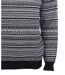 Pull camionneur col montant zippé jacquard PAST1N-4