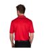 Mens Performance Golf Polo Shirt Red Island Green-3