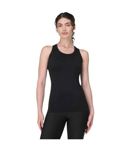 Womens/ladies Athlete Seamless Workout Tank Top Black Sweaty Betty