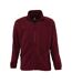 Veste Polaire North Homme Bordeaux SOLS-1