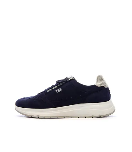 Baskets marine femme tbs blonzip