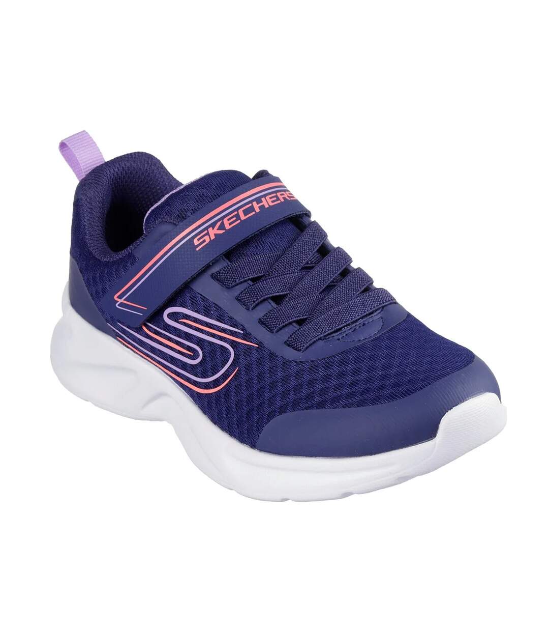 Baskets dynamatic nonstop speed enfant bleu marine / lavande Skechers-1