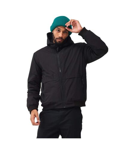 Regatta Mens Renly Hooded Waterproof Jacket (Black)