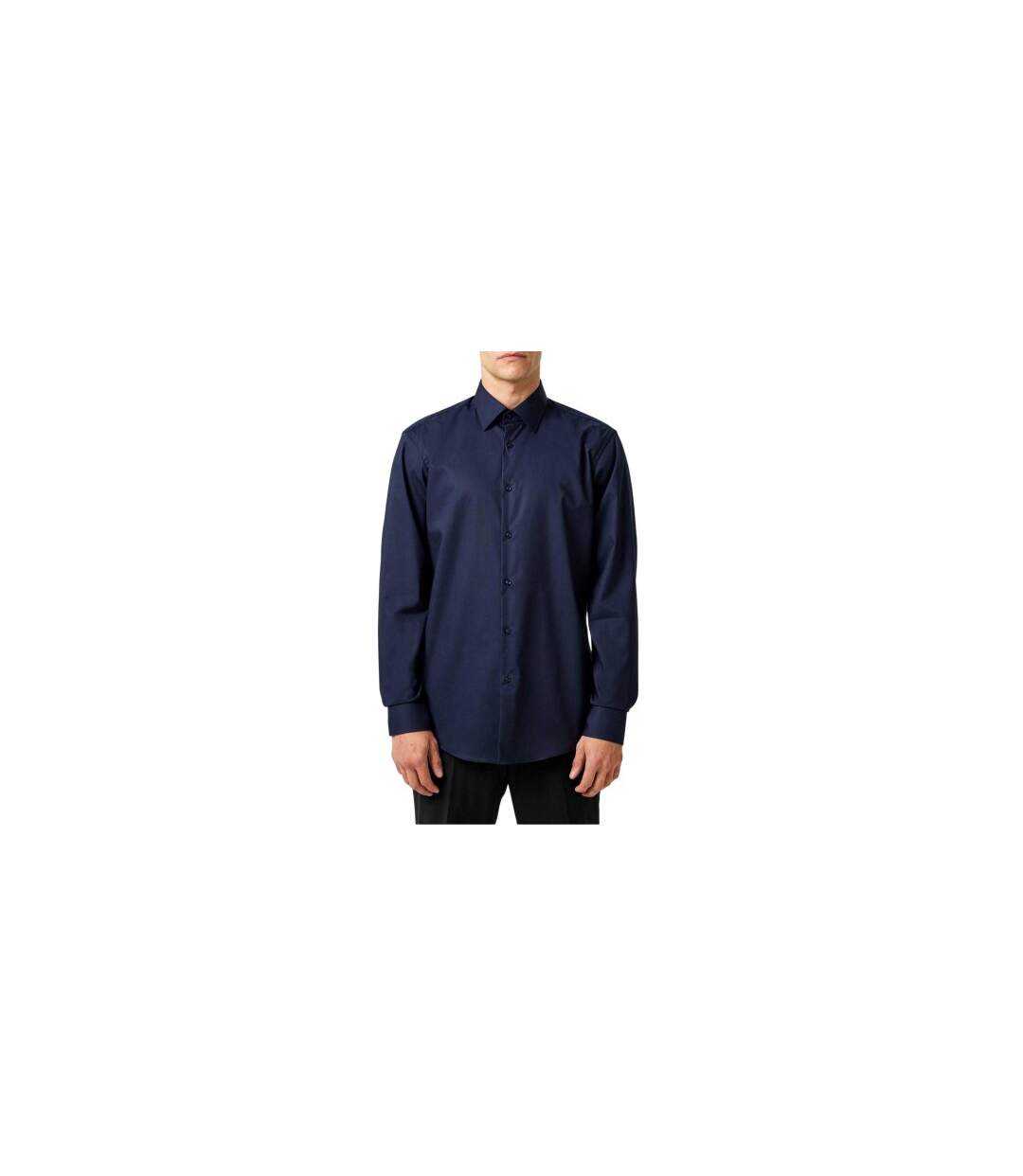Chemise Manches Longues Joe Homme Bleu Foncé Boss-1