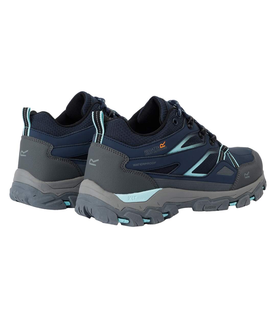 Womens/ladies Holcombe Iii Low Walking Shoes Navy Aruba Blue Regatta-2