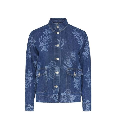 Chemise bleu femme pieces flora