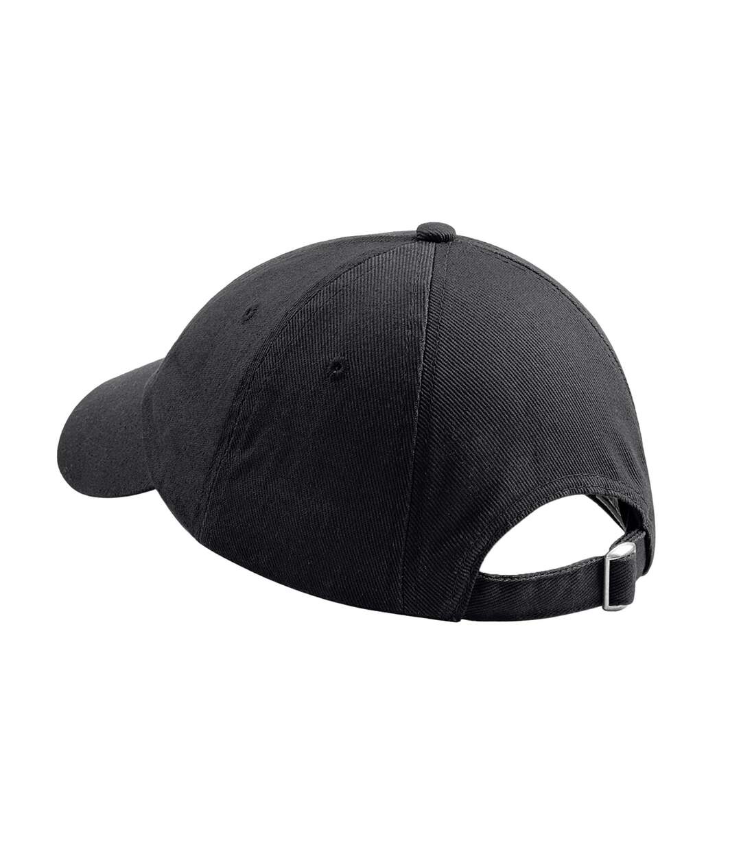 Casquette À Profil Bas Unisexe Adulte Heavy Drill Noir Beechfield-2