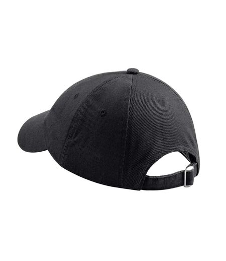 Casquette À Profil Bas Unisexe Adulte Heavy Drill Noir Beechfield