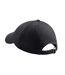 Casquette À Profil Bas Unisexe Adulte Heavy Drill Noir Beechfield-2