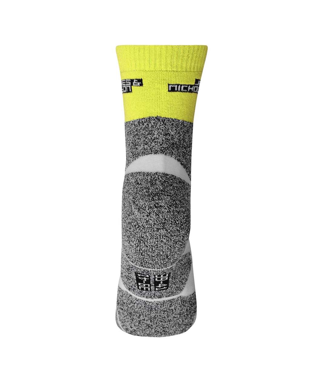 Chaussettes De Sport Adulte Jaune Vif Blanc James And Nicholson-2