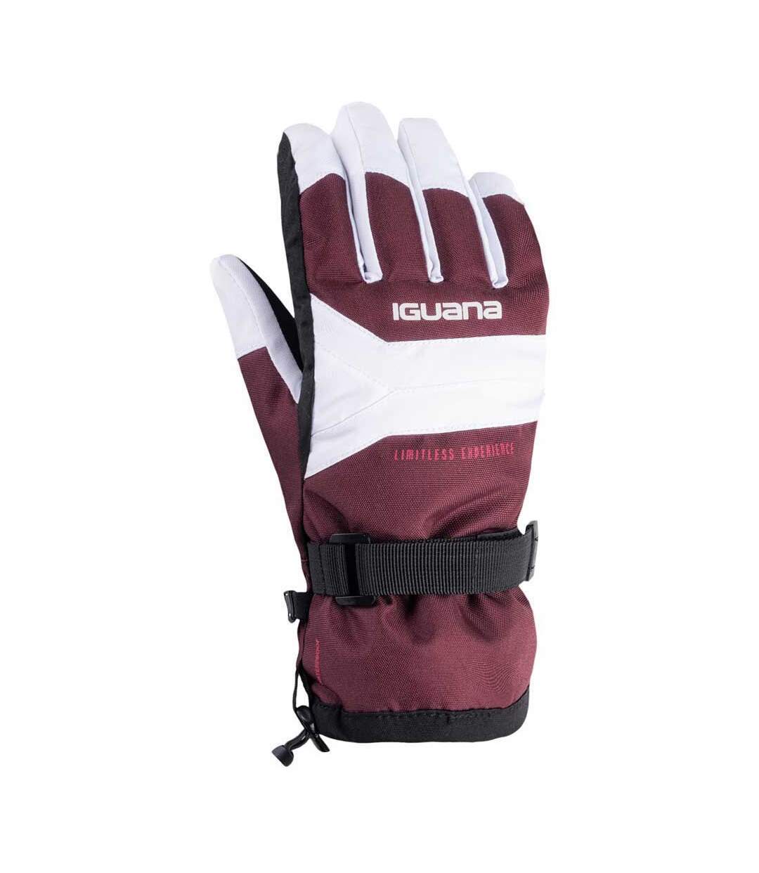 Gants De Ski Alessia Femme Pourpre Blanc Iguana-2