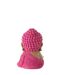 Statuette Moine Zen Toby 19cm Rose-3