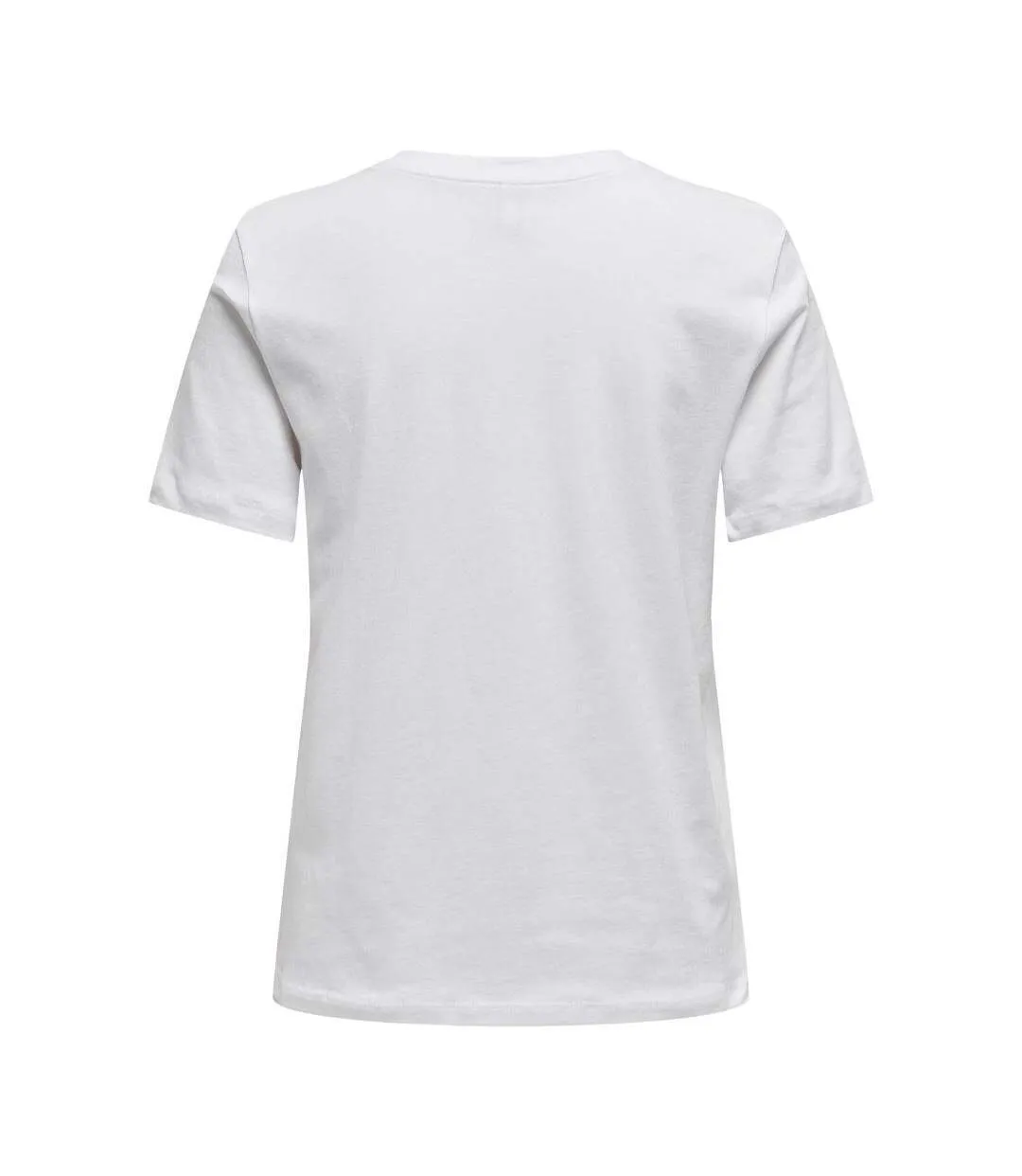 T-Shirt blanc femme only henny life-2