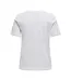 T-Shirt blanc femme only henny life-2