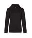 Sweat À Capuche Queen Femme Noir B&C-1