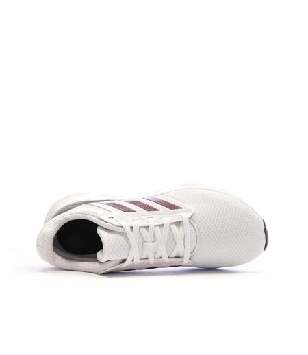 Chaussures de running blanches/bordeaux homme adidas galaxy 6